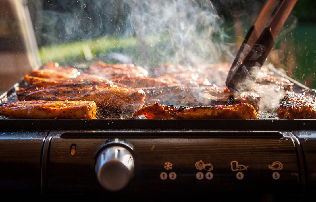 bbq food close up