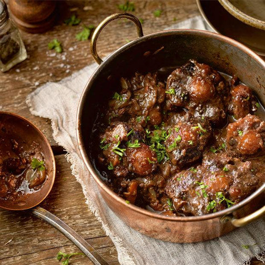OXTAIL STEW WITH DATES & BACON - DukesHill
