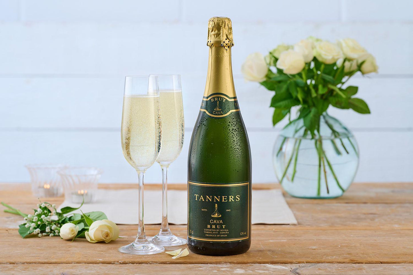 Blonde Chocolate Truffles & Fizz