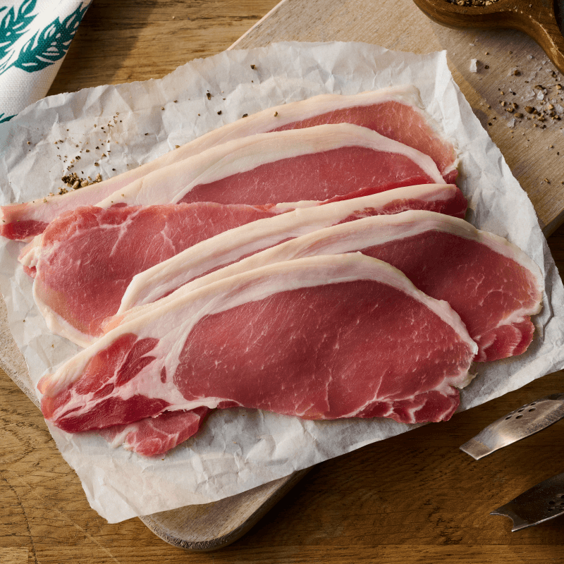 Unsmoked Back & Streaky Bacon Selection (4 packs)