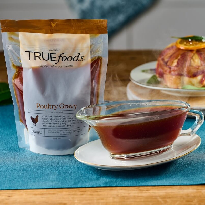 Premium Poultry Gravy with Packaging
