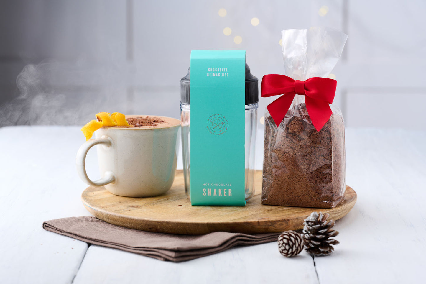 Dark Chocolate Orange Hot Chocolate Set