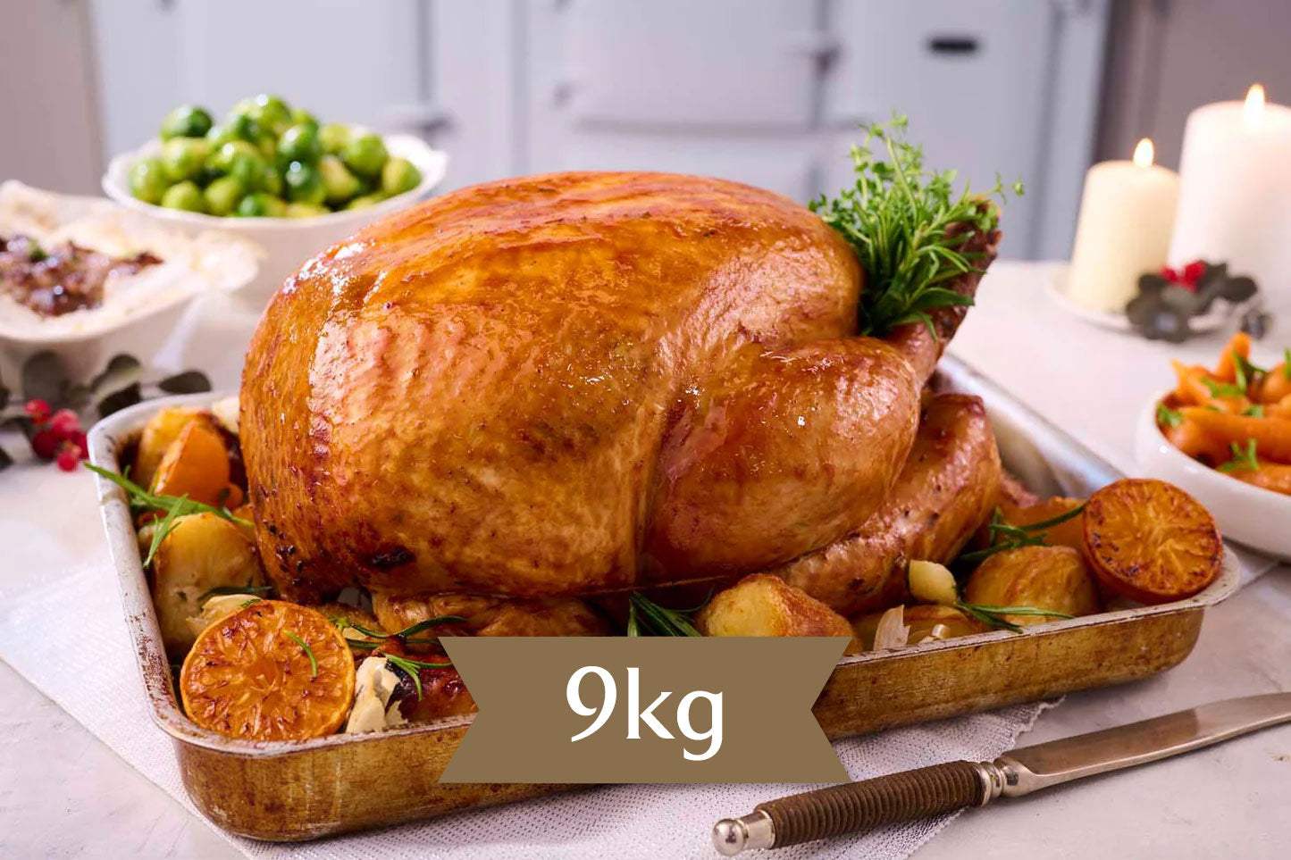 Free Range Bronze Christmas Turkey 9kg