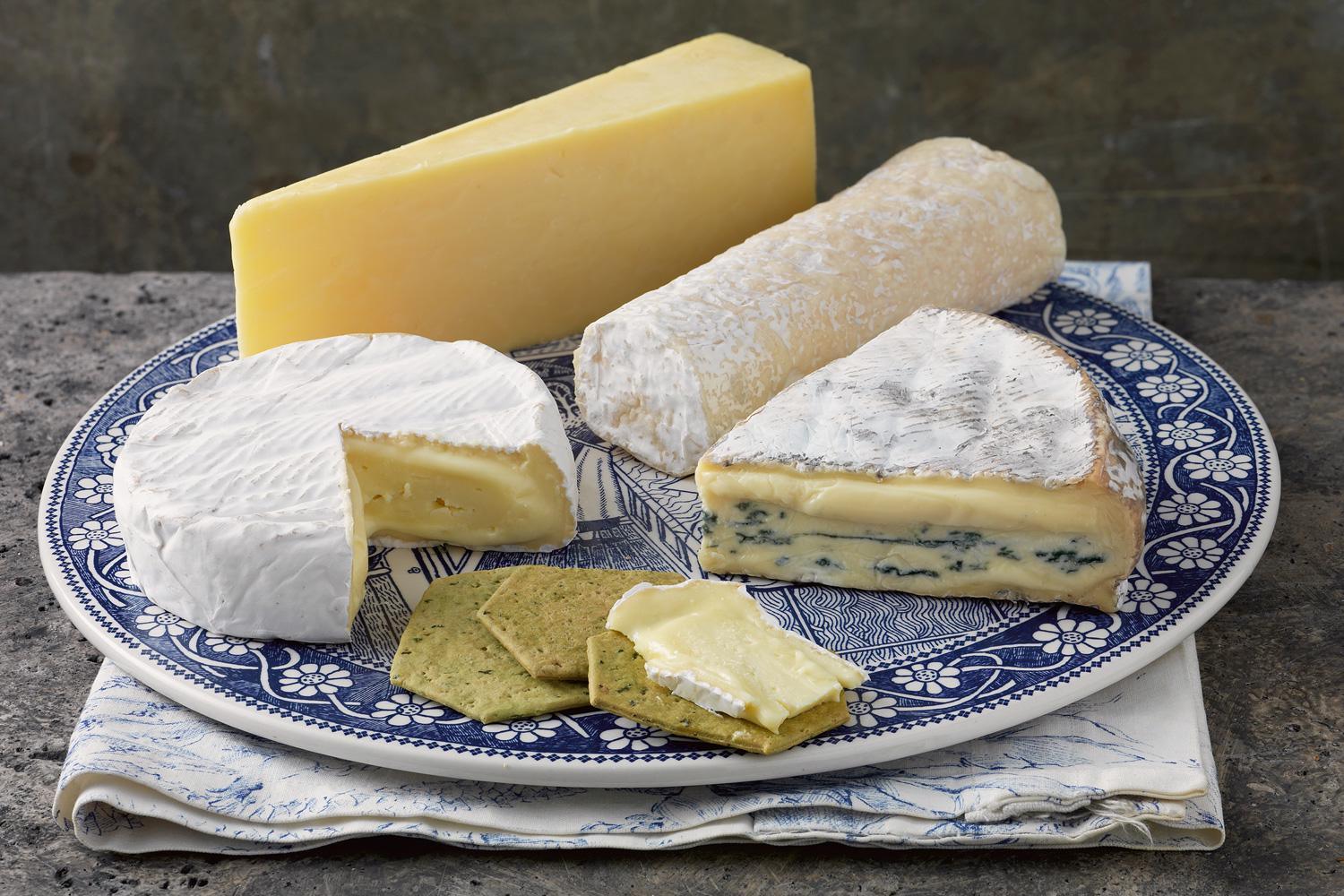 British Artisan Cheese Selection For Cheese Board DukesHill