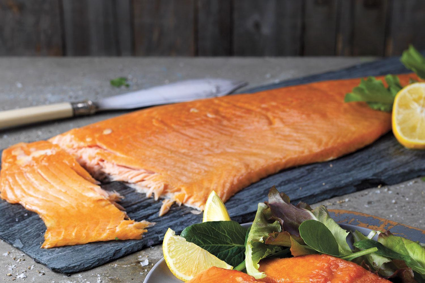 Hot Oak Smoked Salmon Side - DukesHill