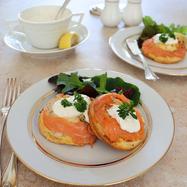 TWICE BAKED SMOKED SALMON SOUFFLÉS - DukesHill