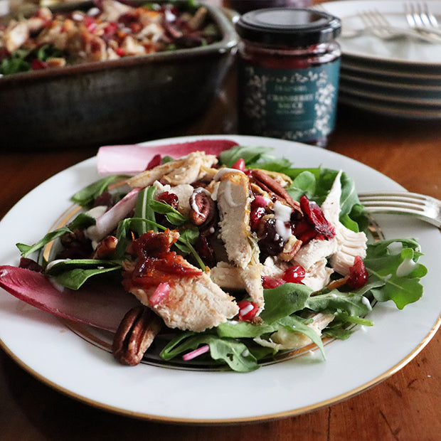 Warm Turkey, Orange and Pecan Winter Salad