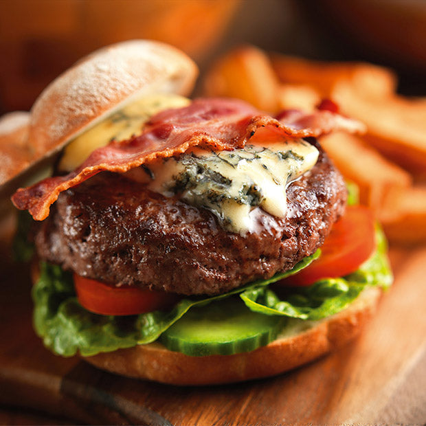 BACON & BLUE CHEESE STEAK BURGER