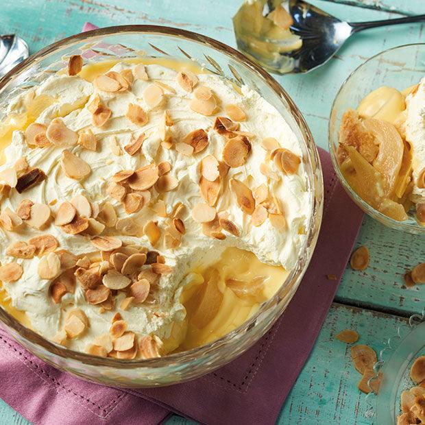 PEAR & CALVADOS TRIFLE - DukesHill