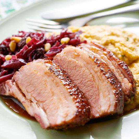 PORK CONFIT WITH CHICKPEA PURÉE - DukesHill