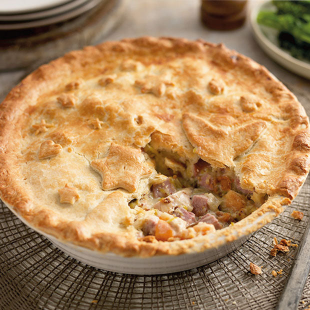 CHICKEN & HAM PIE