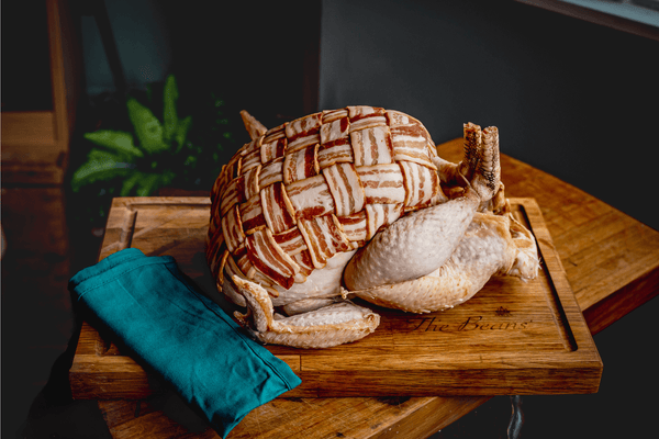 Marcus Bean’s Turkey with Bacon Weave - DukesHill