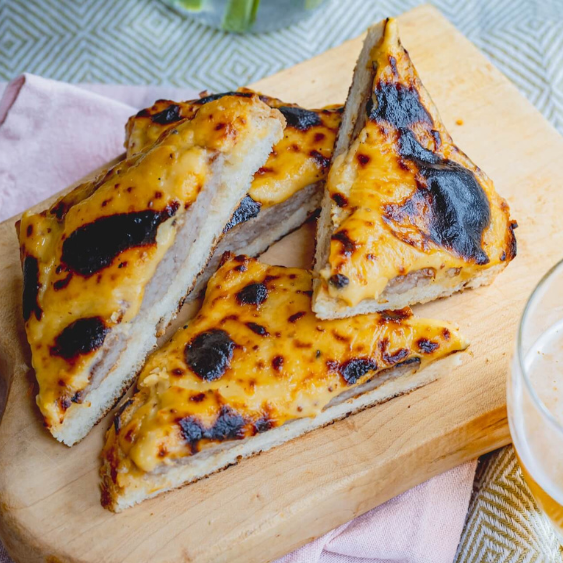 Sausage rarebit