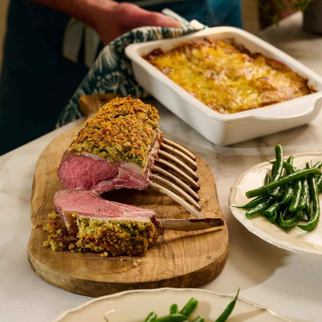 Parmesan, Herb & Dijon Crusted Rack of Lamb - DukesHill