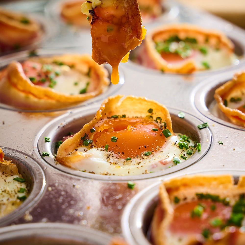 Streaky Bacon Egg Cups with Herbs