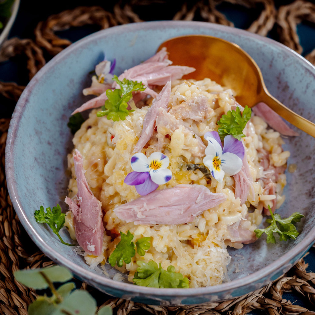 Ham hock risotto - DukesHill