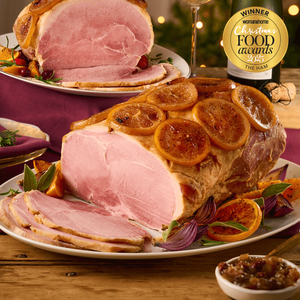 Whole Boneless Candied Orange & Honey Glazed Christmas Ham