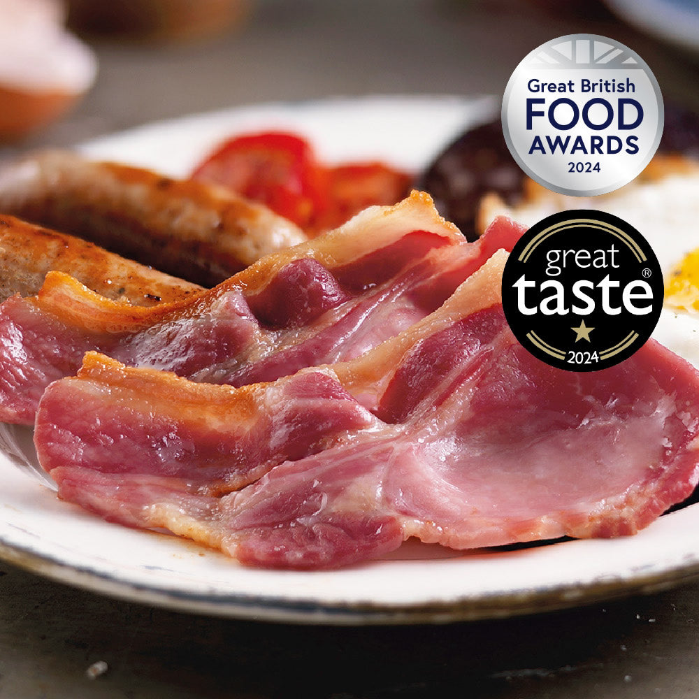 Unsmoked Dry Cured Back Bacon (2 packs)