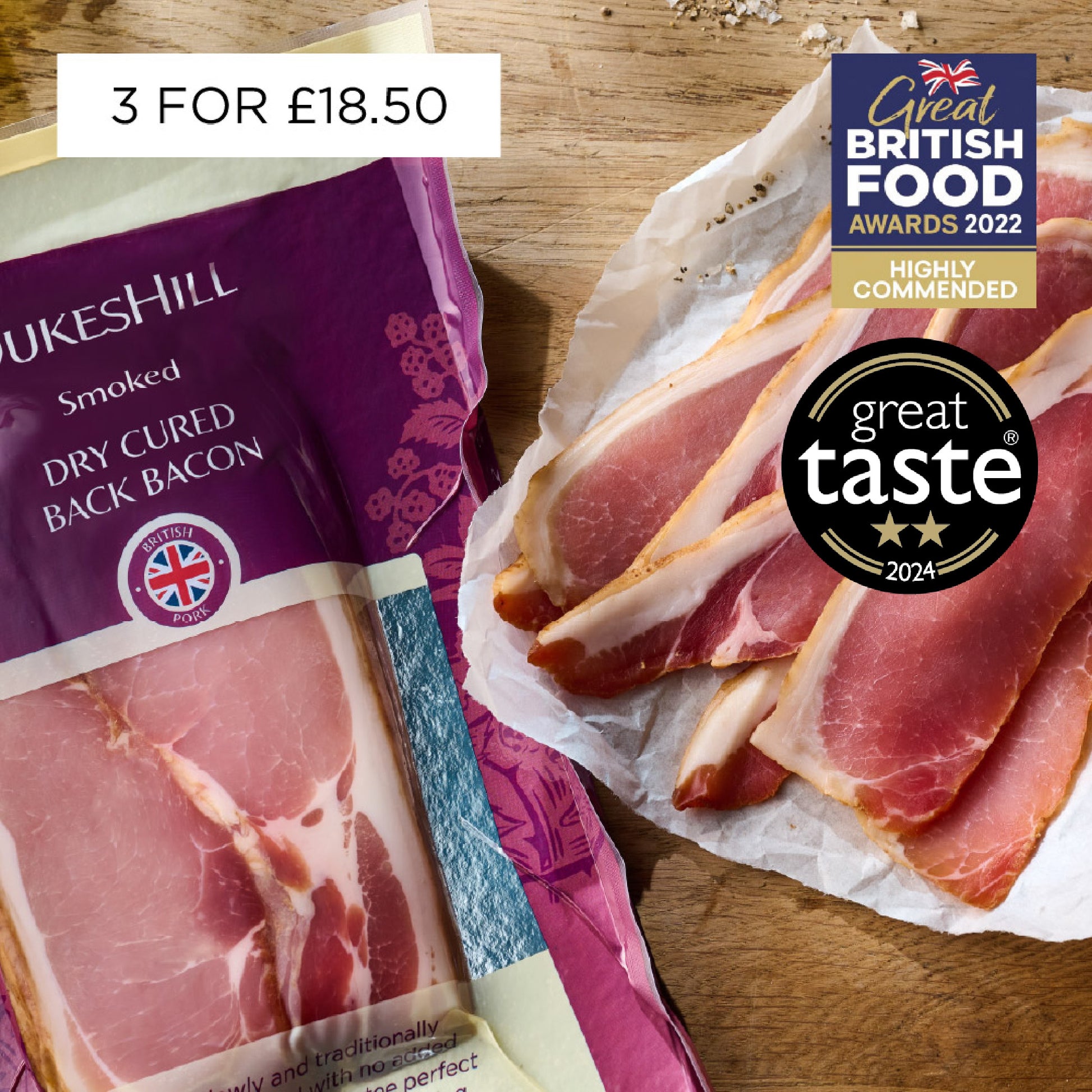 Smoked Dry Cured Back Bacon