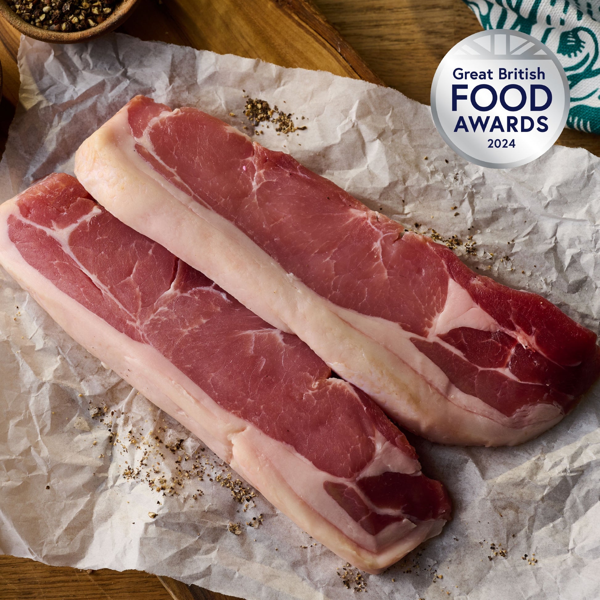 Sweet Cured Bacon Chops (x2)