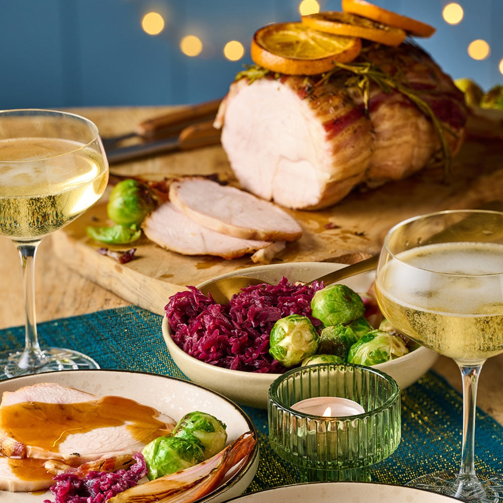 Bacon-Wrapped Free Range Turkey Breast with Orange & Herbs 1.5kg