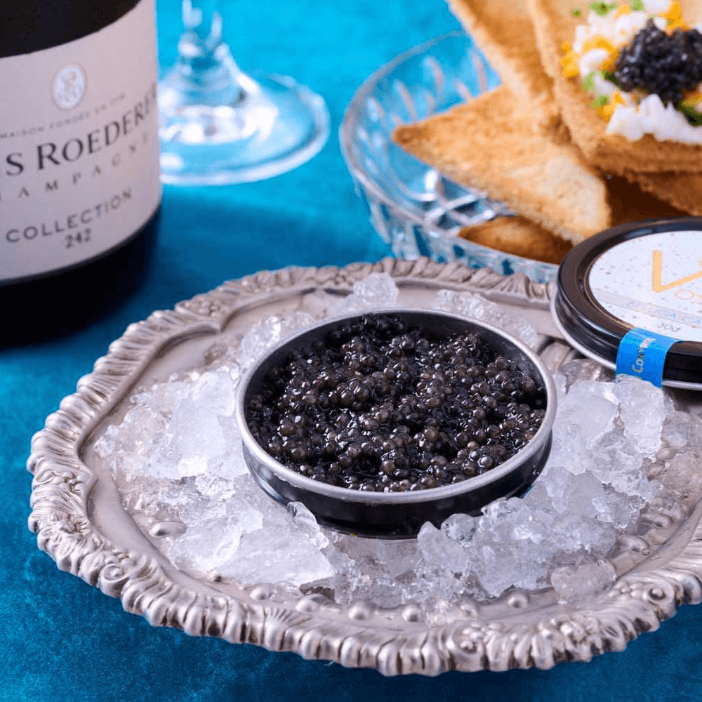Beluga Caviar & Louis Roederer Brut Premier Champagne