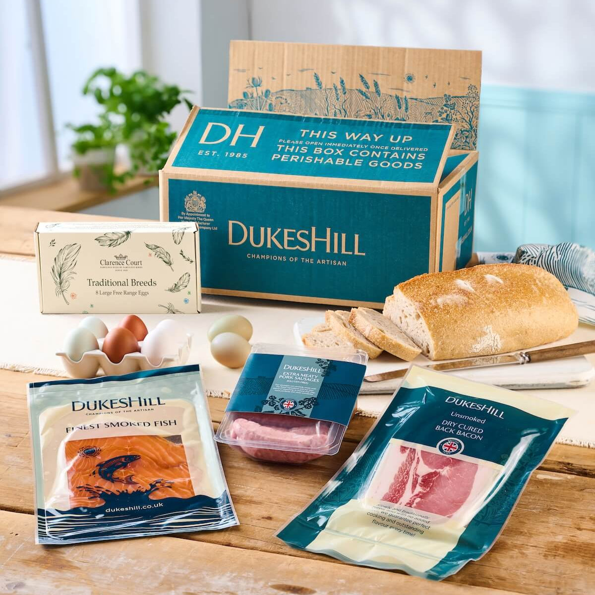 The Breakfast Club DukesHill's Breakfast Subscription Box with Salmon - Packaging