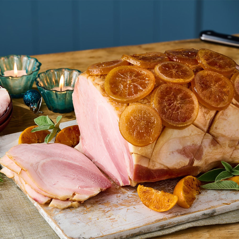 Half Boneless Candied Orange & Honey Glazed Christmas Ham