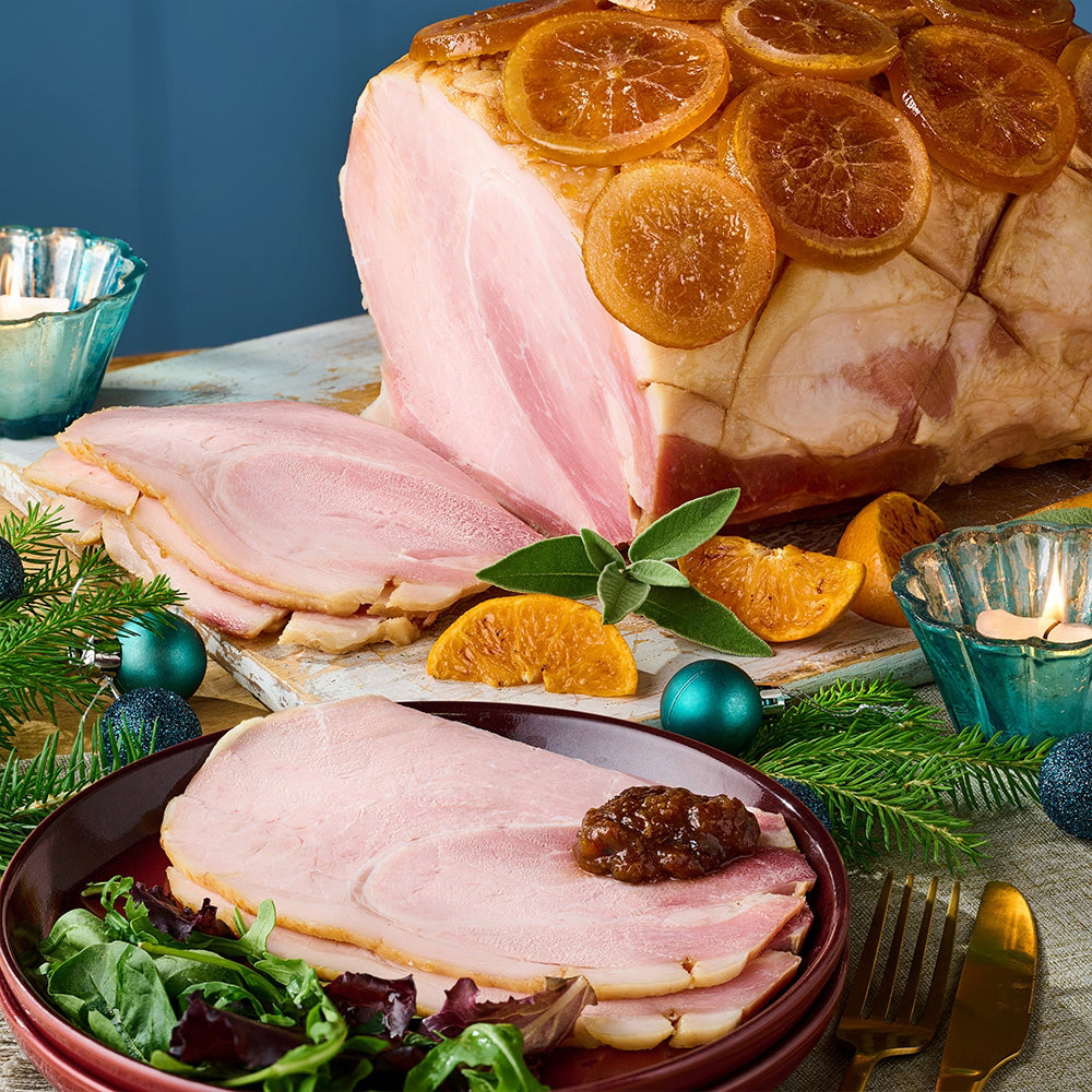 Half Boneless Candied Orange & Honey Glazed Christmas Ham