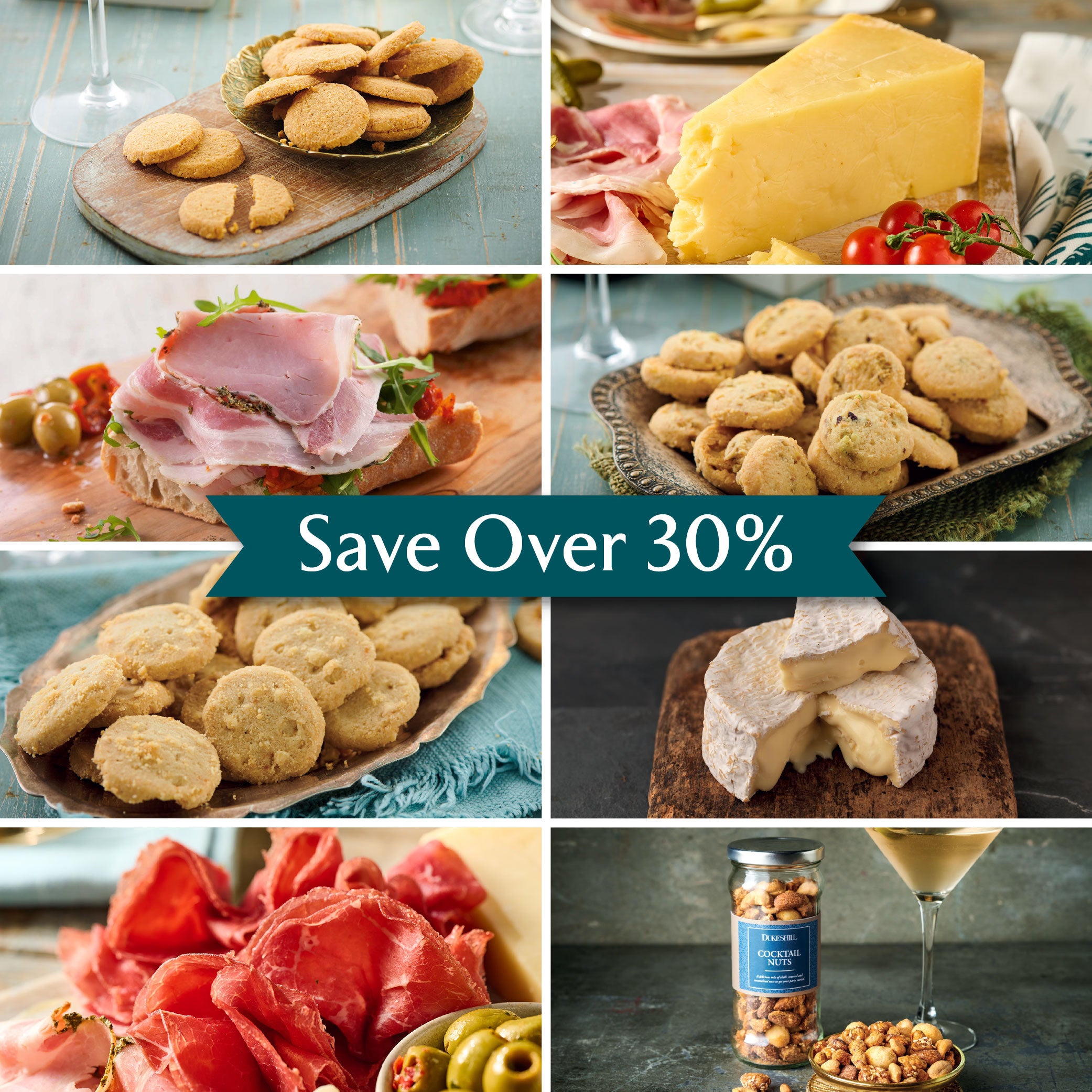 Cheese, Charcuterie & Nibbles Selection