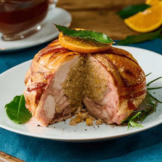 Free Range Chicken Cushion with Pork & Apricot Stuffing