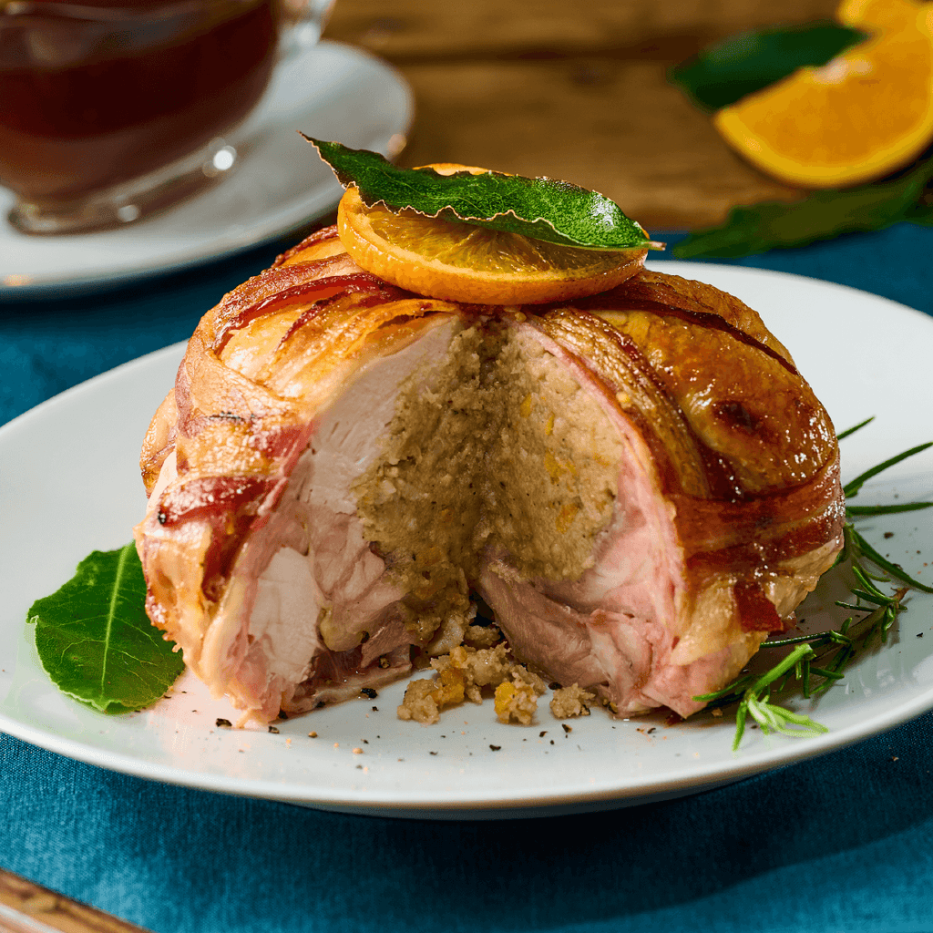 Free Range Chicken Cushion with Pork & Apricot Stuffing