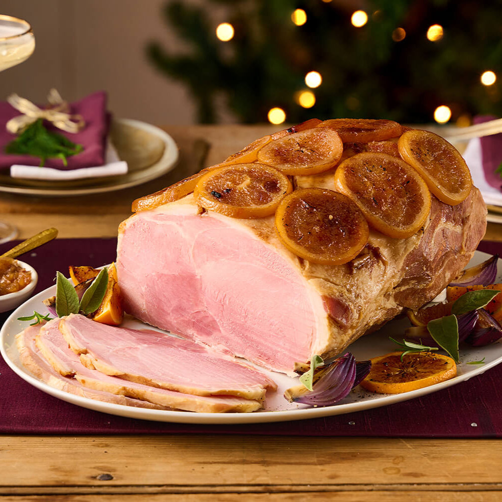 Whole Boneless Candied Orange & Honey Glazed Christmas Ham