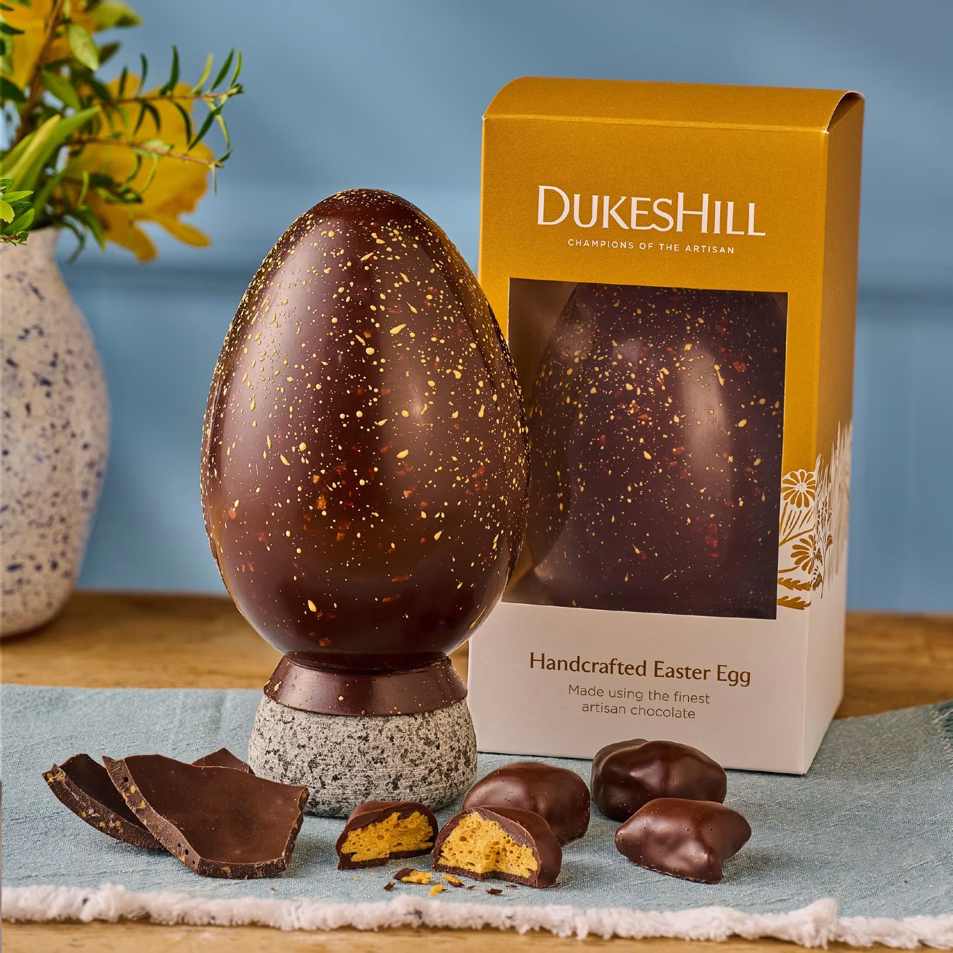 Dark Chocolate Honeycomb Easter Egg
