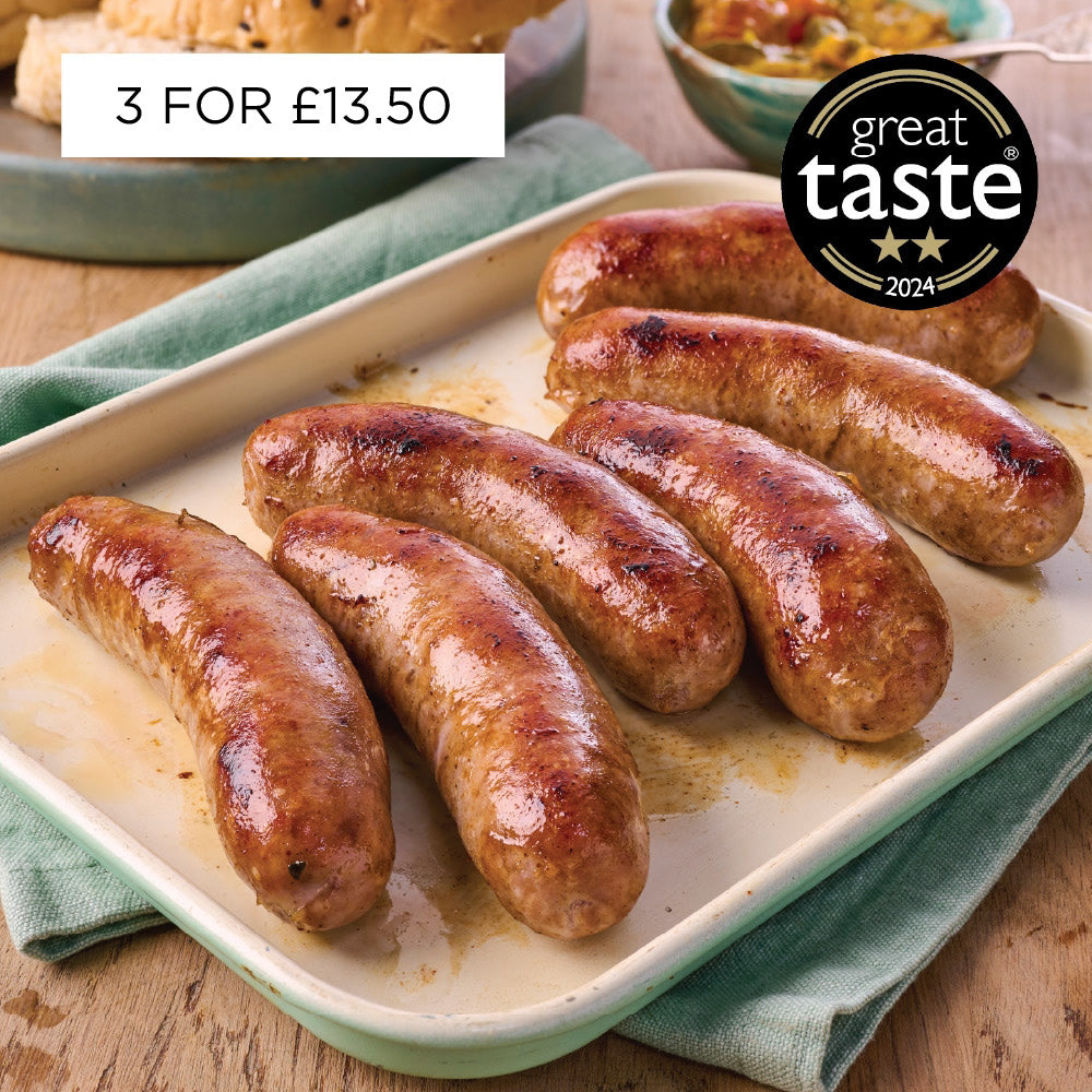 Extra Meaty Pork Sausages (Gluten Free)