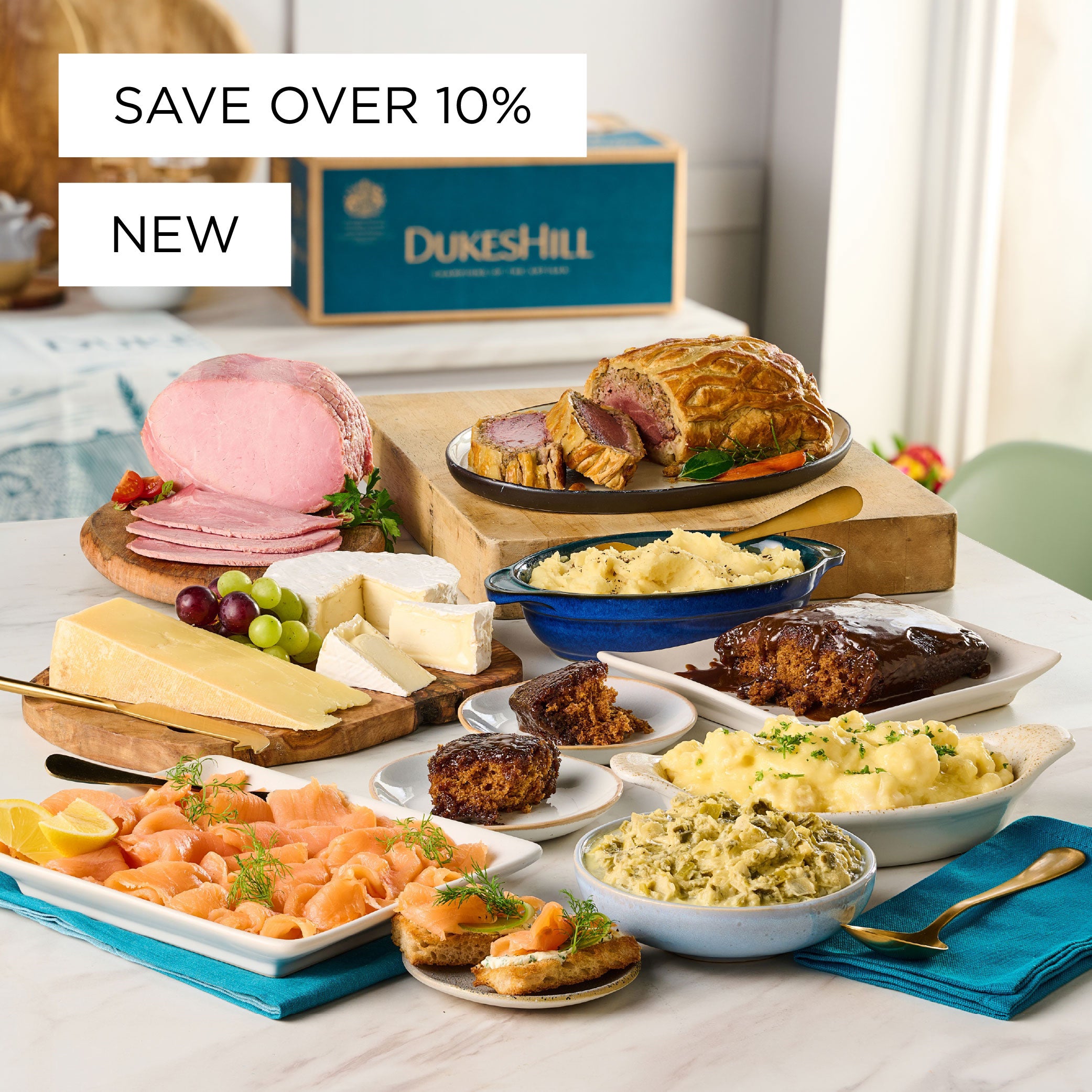 Easter Family Roast Dinner Box - Beef and Ham