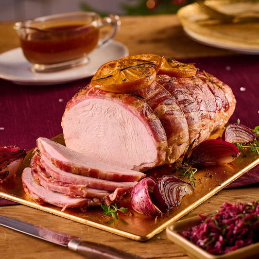 Free Range Bacon-Wrapped Turkey Breast with Orange & Herbs 2.5kg
