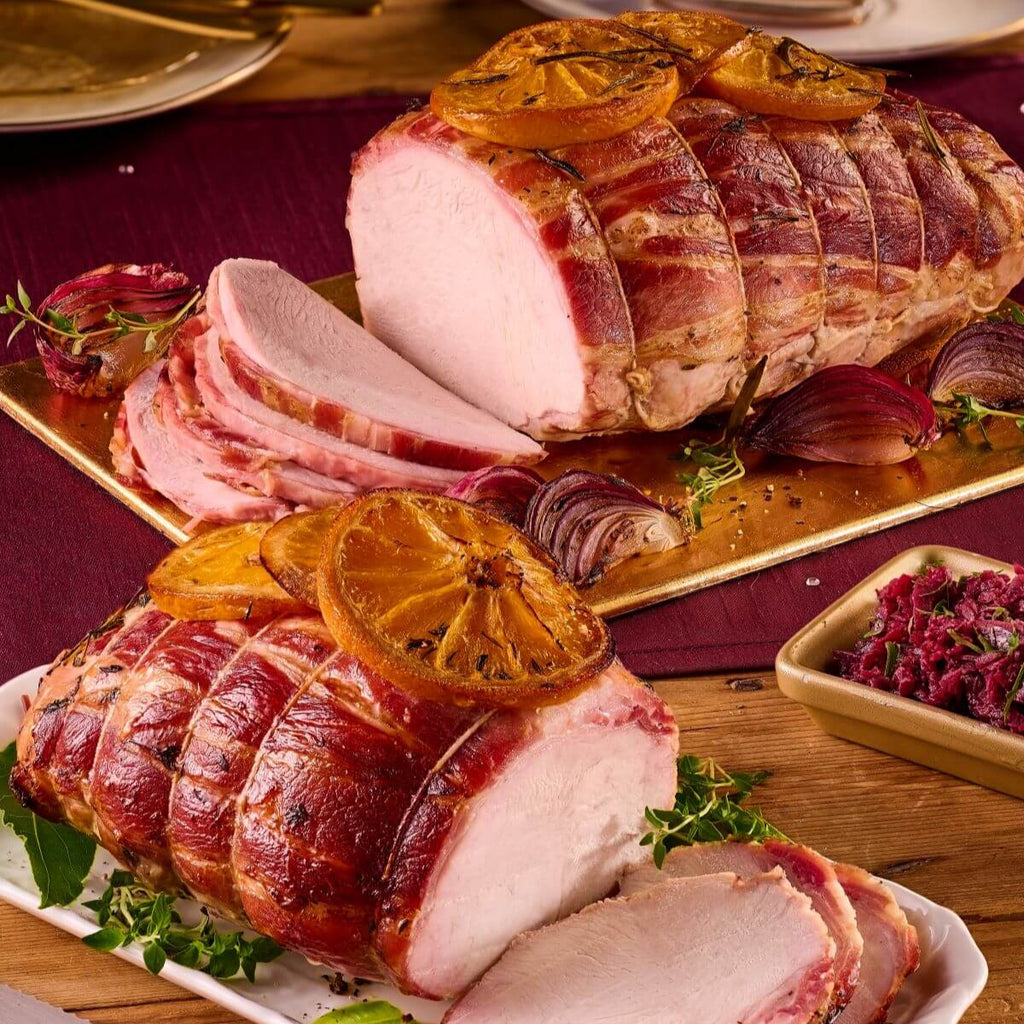 Free Range Bacon-Wrapped Turkey Breast with Orange & Herbs 2.5kg