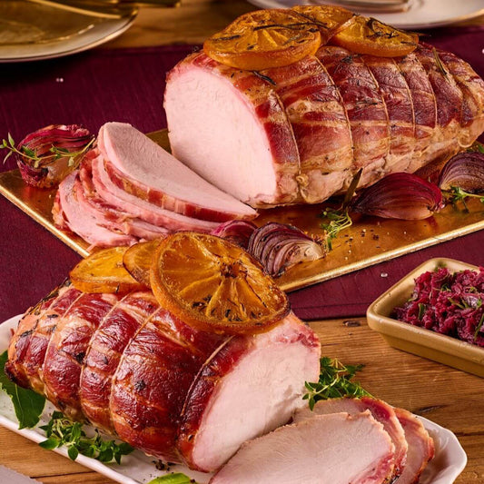 Free Range Bacon-Wrapped Turkey Breast with Orange & Herbs 1.5kg