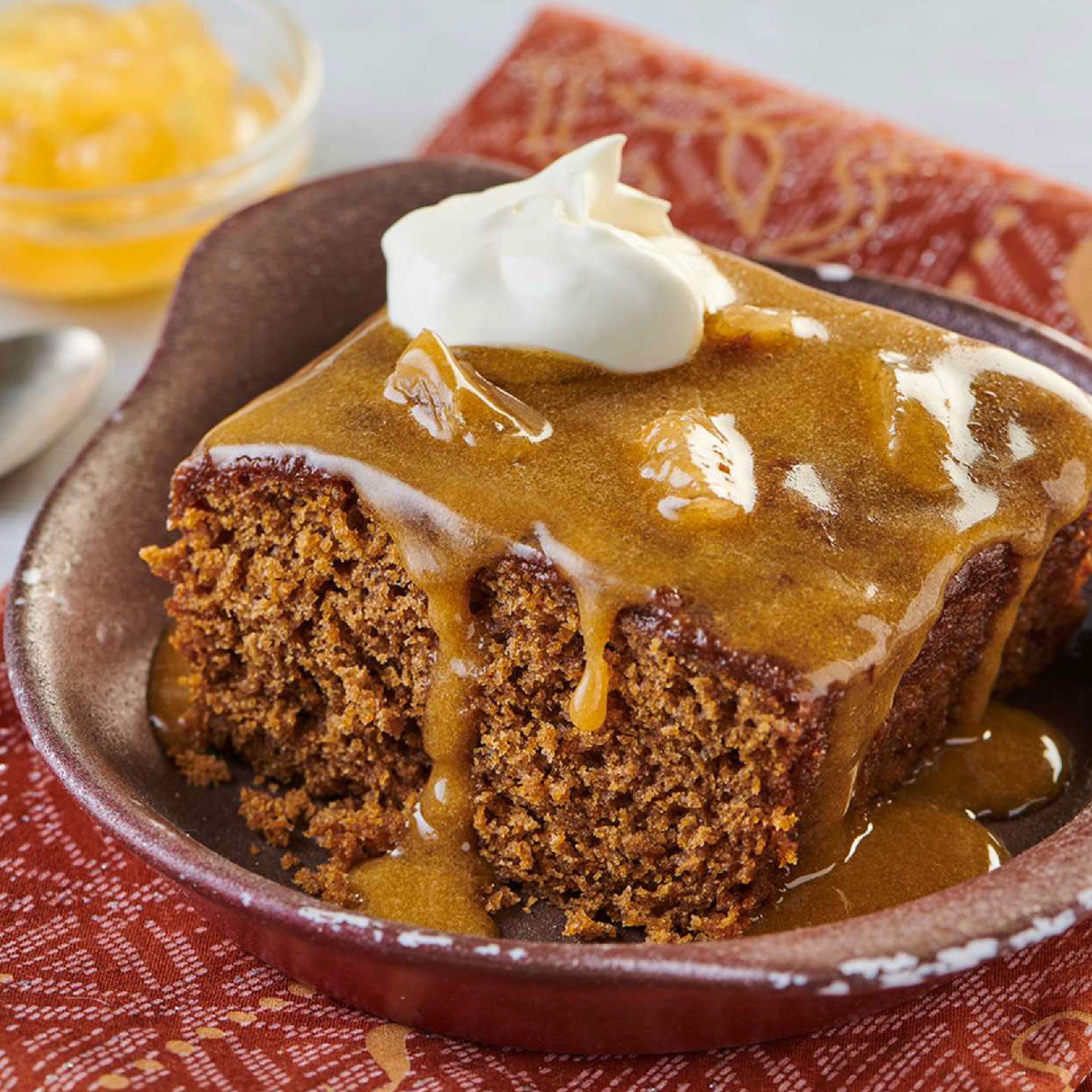 Sticky Ginger Sponge Pudding