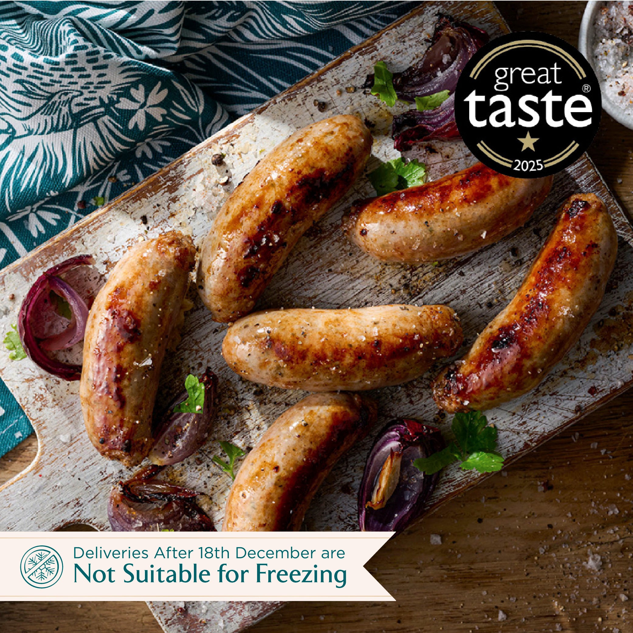 Lincolnshire Sausages