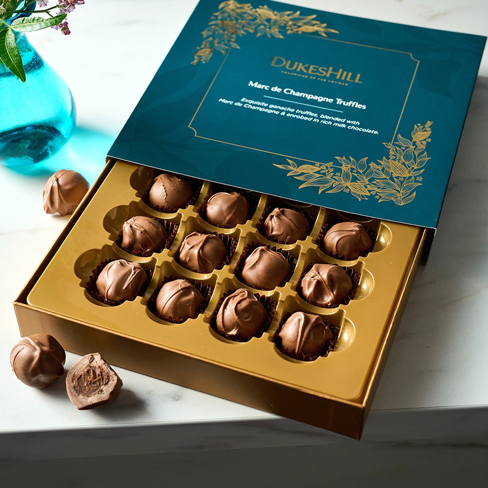 Marc de Champagne Truffles & Fizz Gift Box