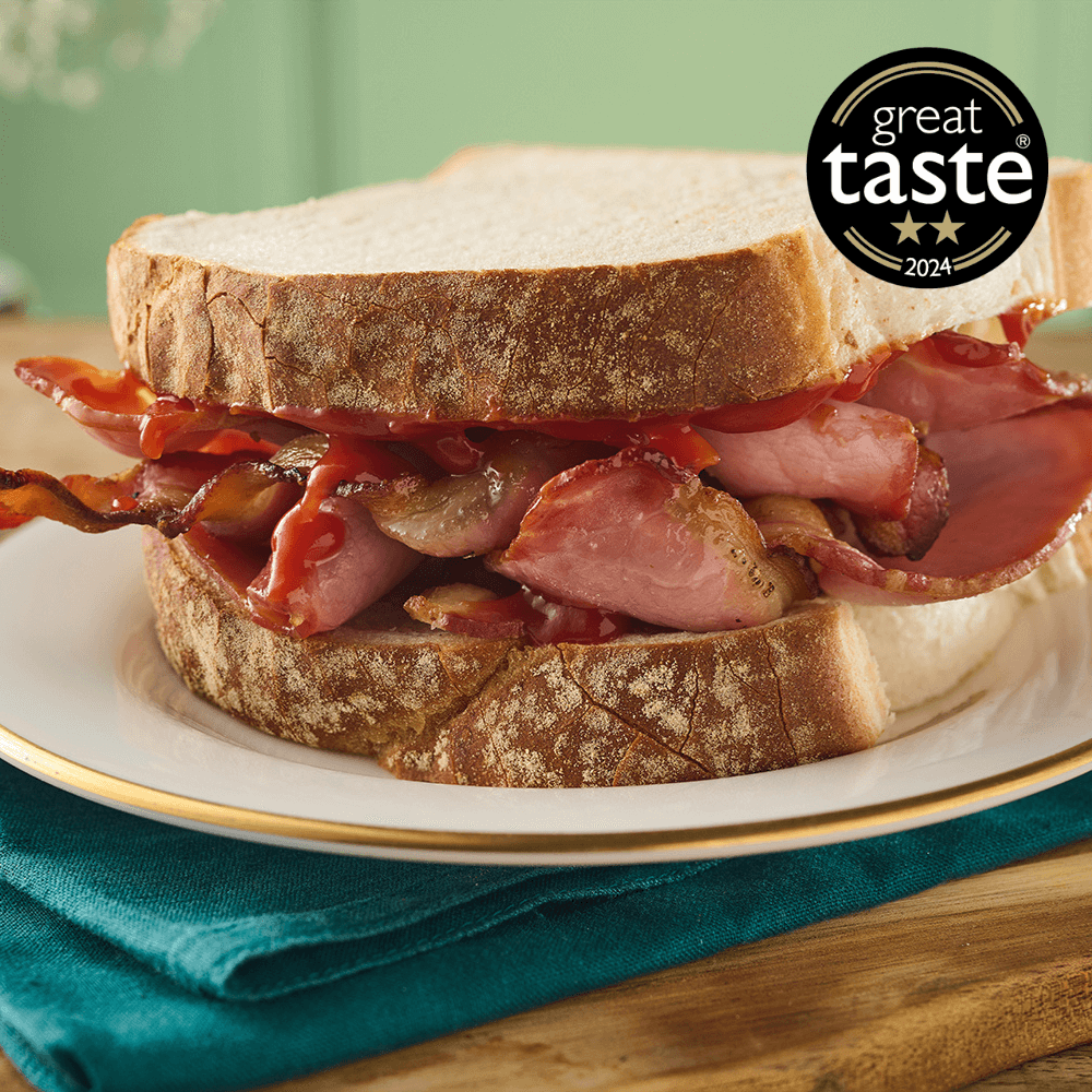 Bacon With Rind Middle Bacon With Rind On - 300g | Order Now At DukesHill