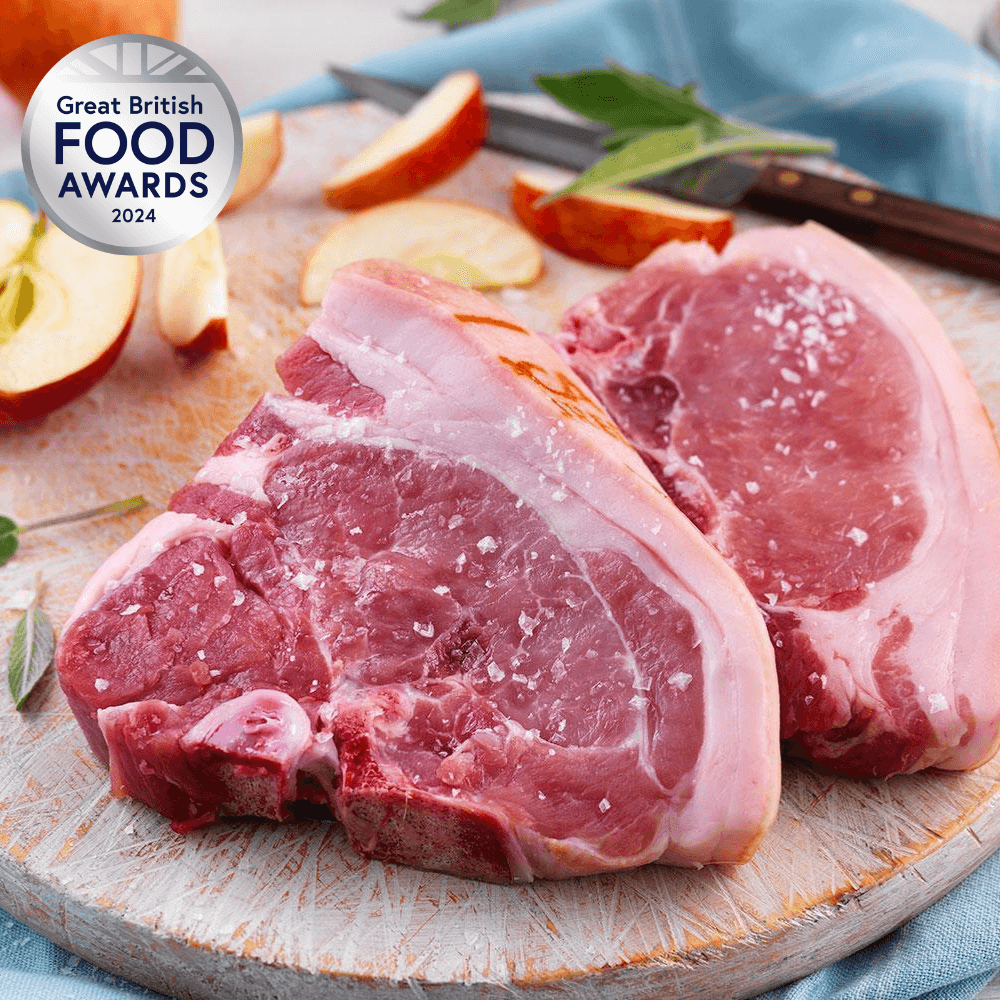 Outdoor Bred Pork Chops x2 - DukesHill