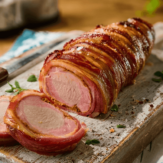 Pork Tenderloin, Hand Wrapped in Bacon