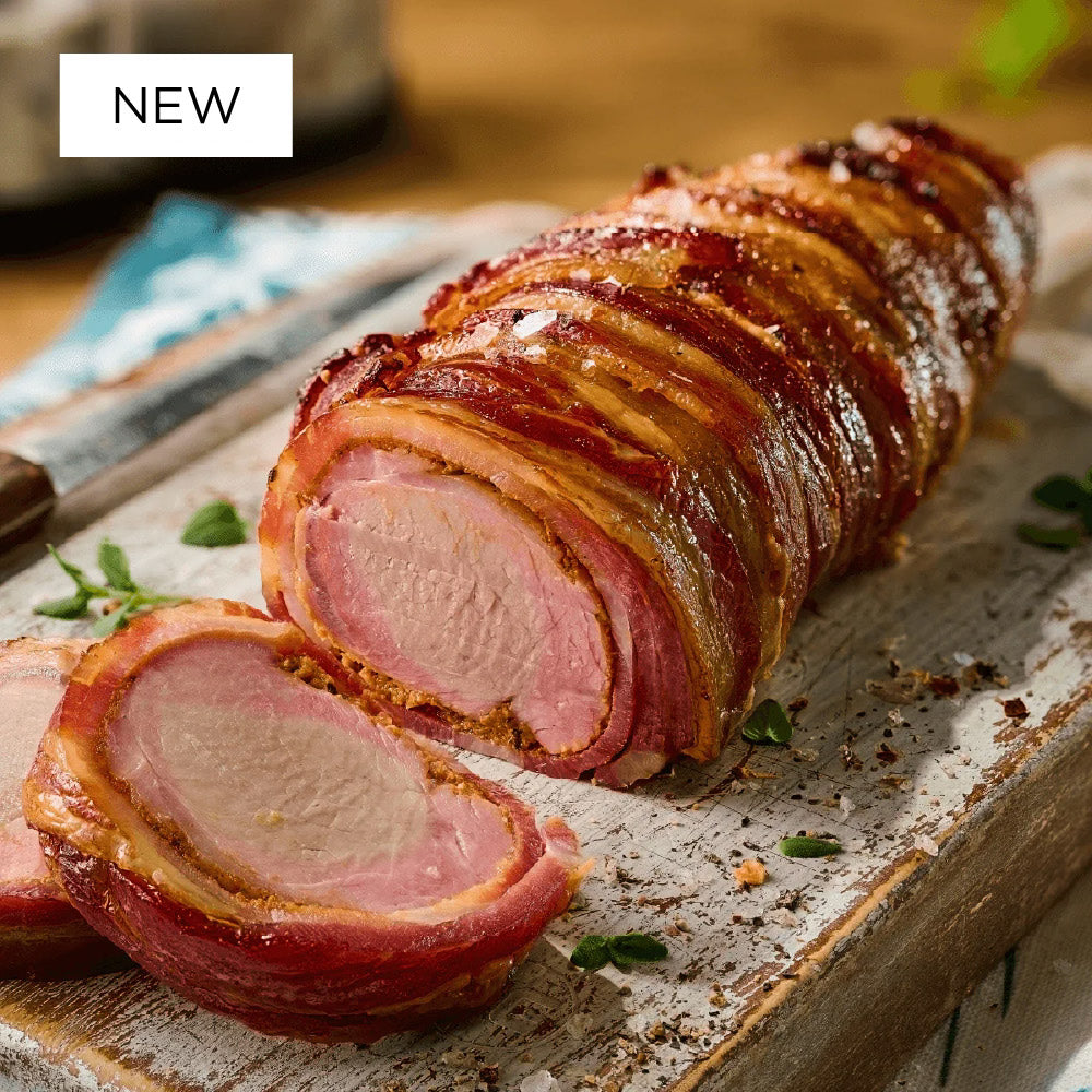 Pork Tenderloin, Hand Wrapped in Bacon