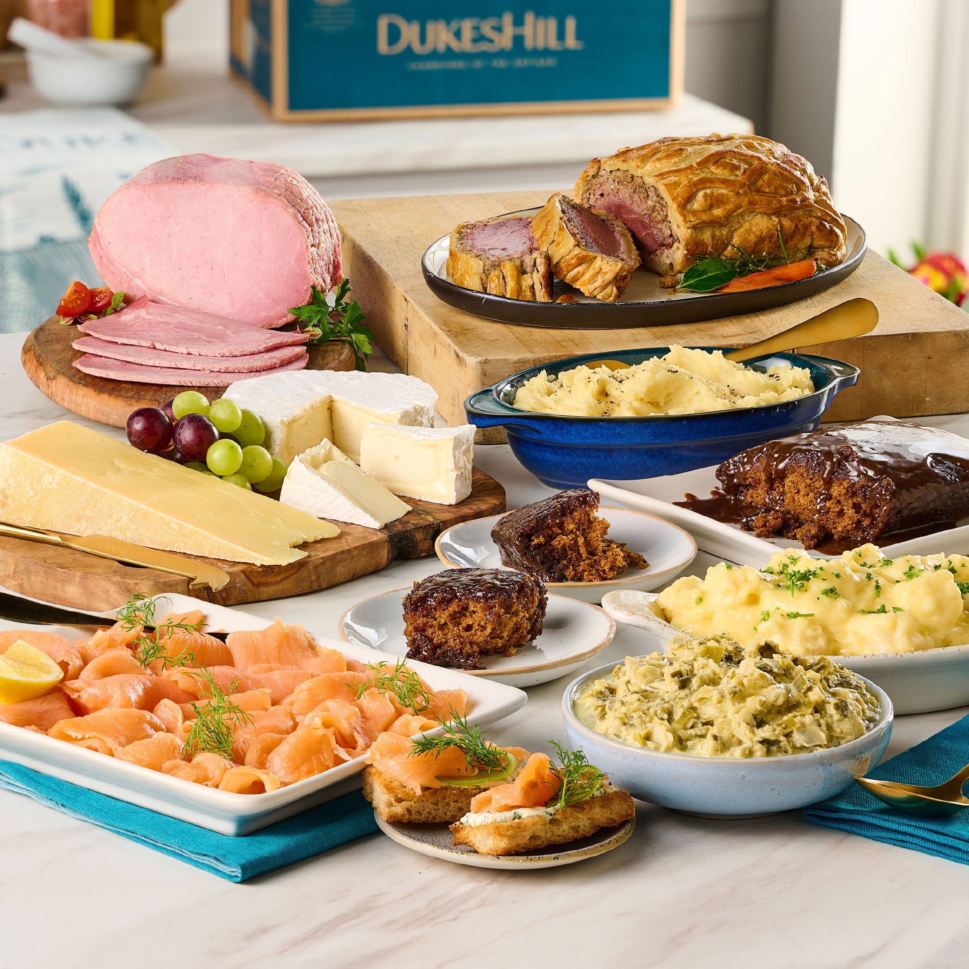 Family Roast Dinner Box - Beef and Ham