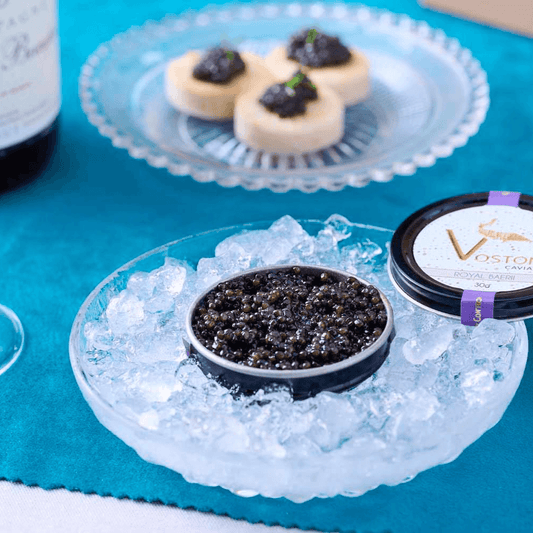 Royal Baerii Caviar & Baron de Beaupre Champagne Brut