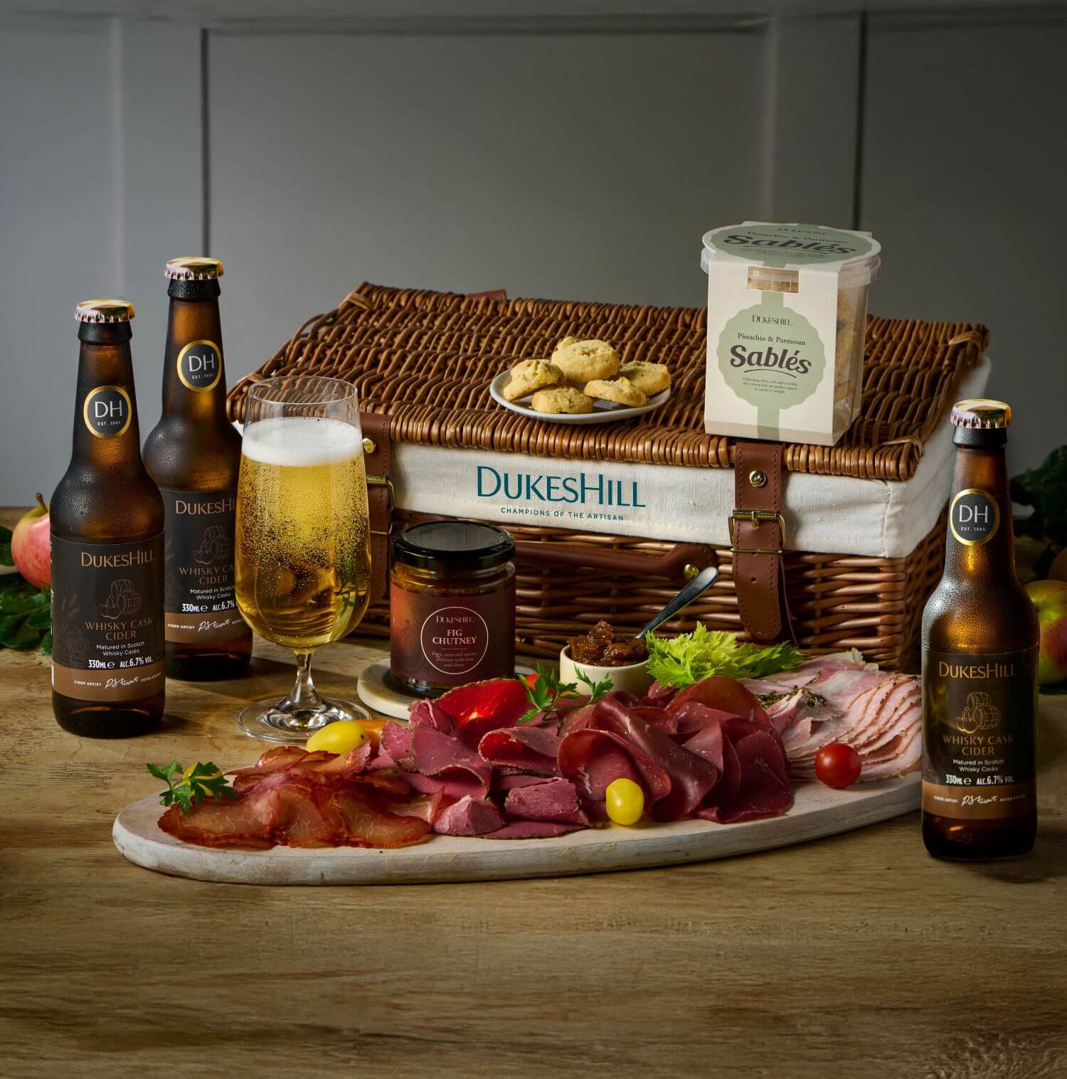 DukesHill Whisky Cask Cider Savoury Hamper