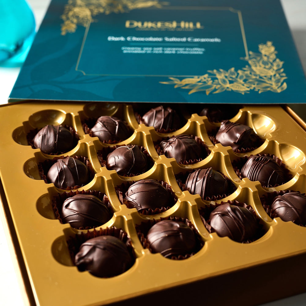 Dark Chocolate Salted Caramels (200g)
